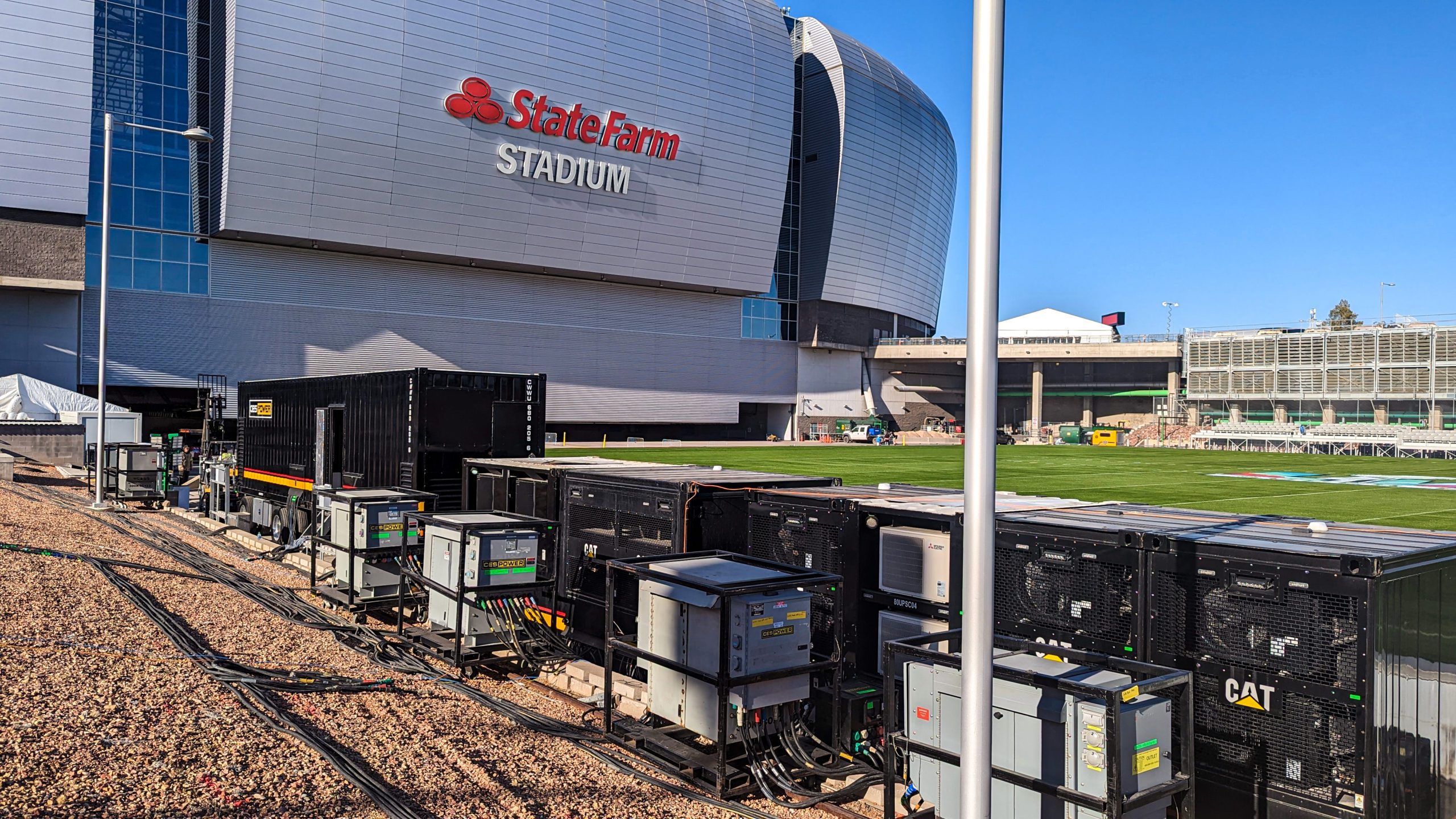 Super Bowl 2023 Generator Setup
